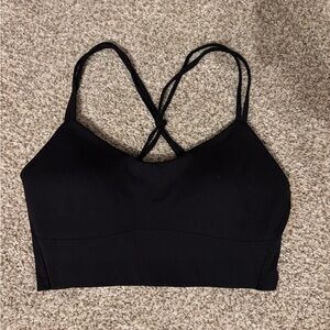 Altar'd State Black Cross-Back Sports Bra